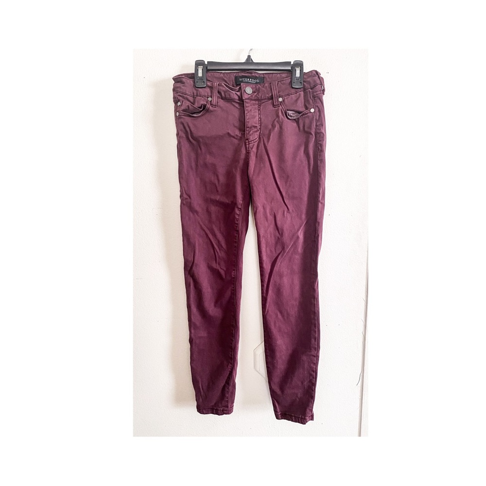 gorgeous plum skinny jeans • soft as hell